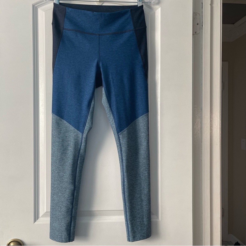Outdoor Voices  Tri Color Blue Legging